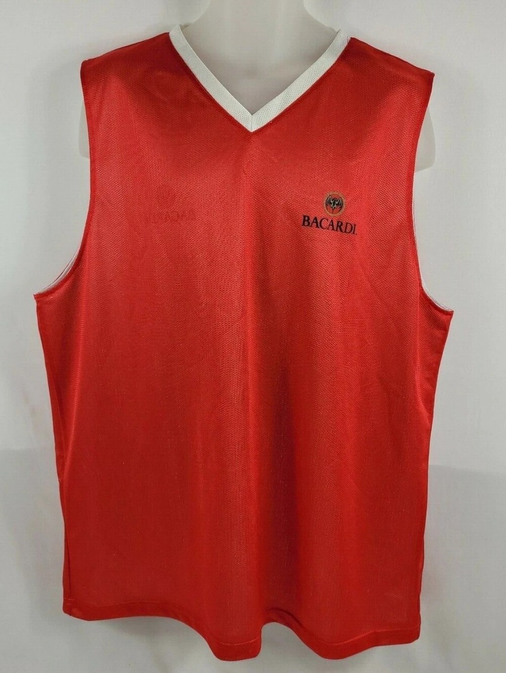 Bacardi Rum Basketball Jersey Reversible Sleeveless Mesh Vest Shirt Mens XL
